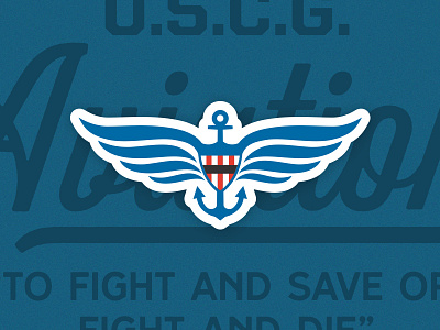 USCG Aviation aviation badge benefit military shield uscg wings