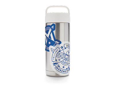 Monomoy Stickers coast guard cup military monogram seal sticker thermos