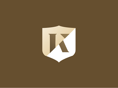 K's for days angle brown classic gold k monogram photography rejection shield