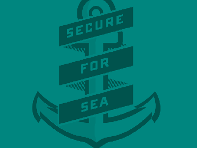 Secure for sea anchor coast guard for green nautical onramp pirate puddle ribbon sea secure type