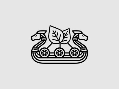 ship design icon logo minimal typography