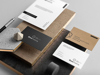 Geometric Branding Mockups 3d branding branding mockup design graphic design identity illustration letterpad logo mockup typography ui ux vector visual identity