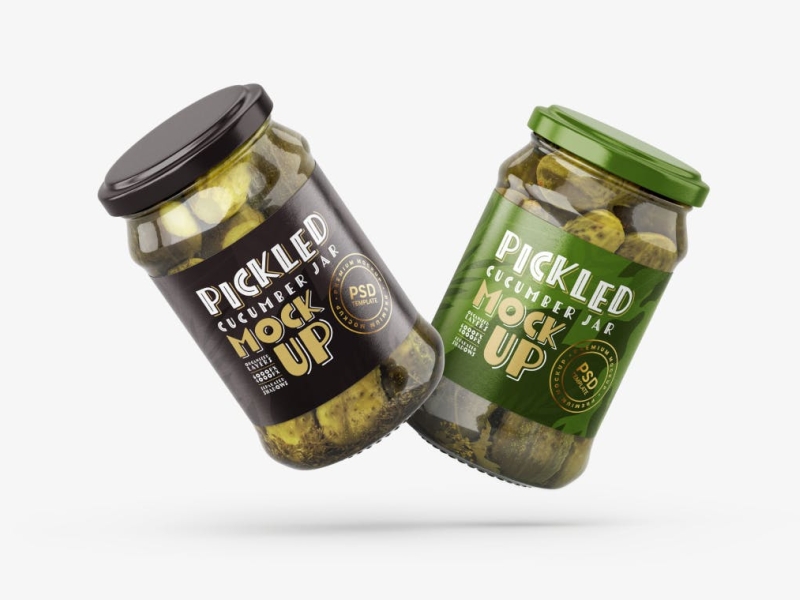 Glass Jar Mockup Set