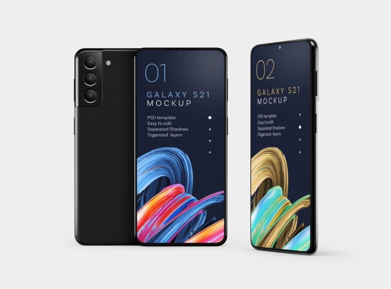 Galaxy S21 Smartphone Mockups 3d branding design galaxy galaxy s21 graphic design illustration logo mockup s21 s21 galaxy mockup samsung smartphone typography ui ux vector