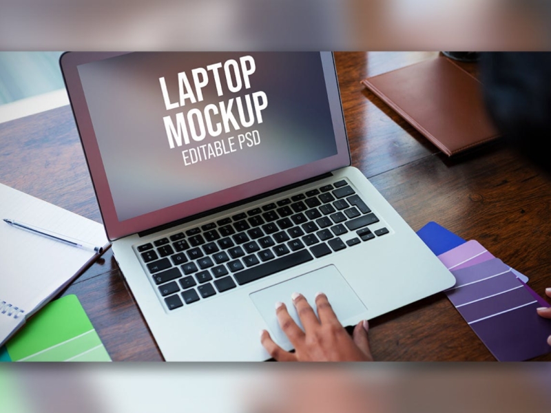 Laptop Mockup Set 3d branding design graphic design illustration imac laptop laptop mockup logo macbook mockup screen typography ui ux vector workplace
