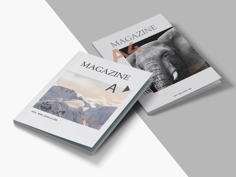 Magazine Mockup 3d branding design graphic design illustration logo magazine magazine mockup mockup stationery typography ui ux vector