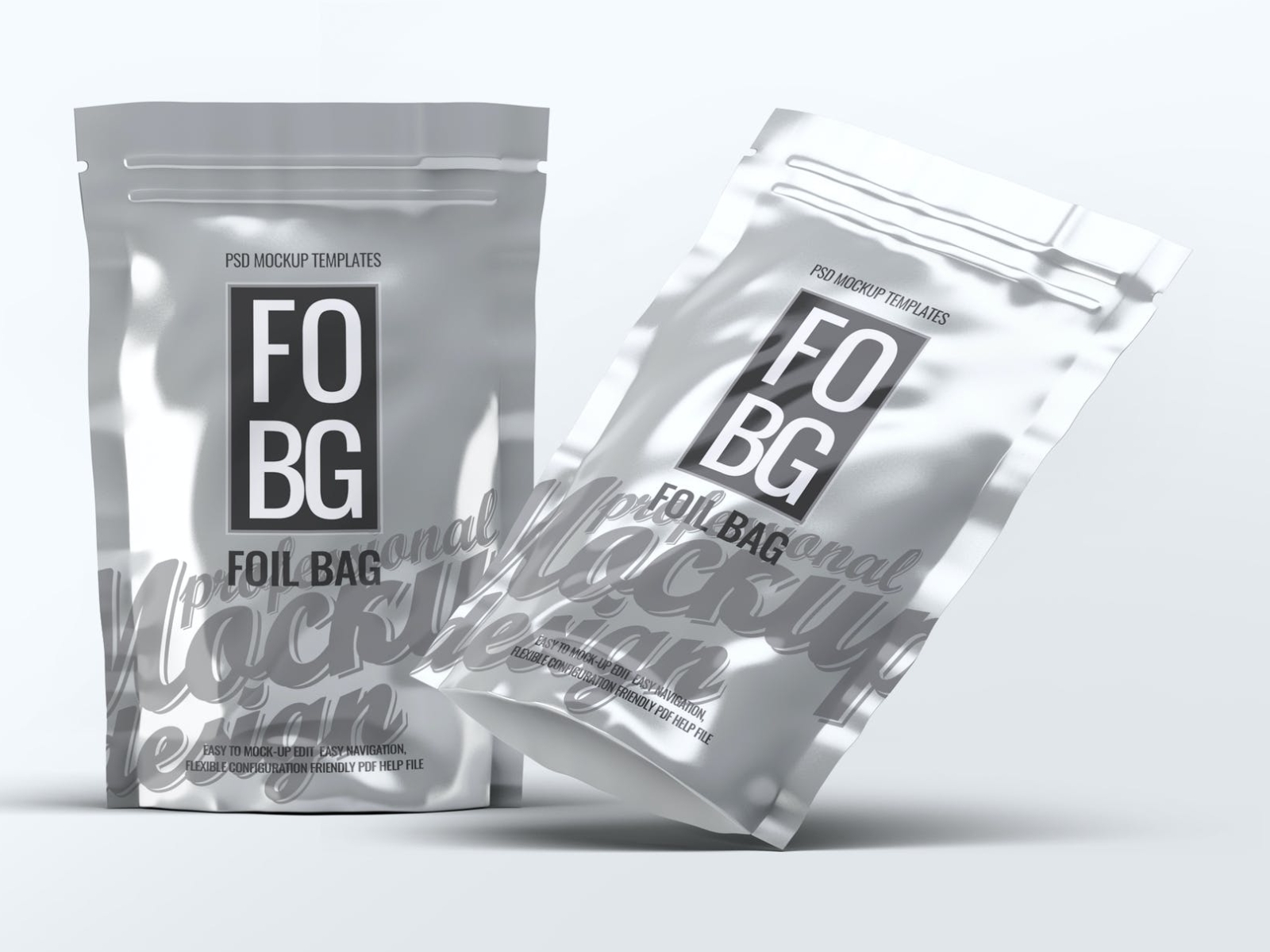 Foil Packaging Mockup