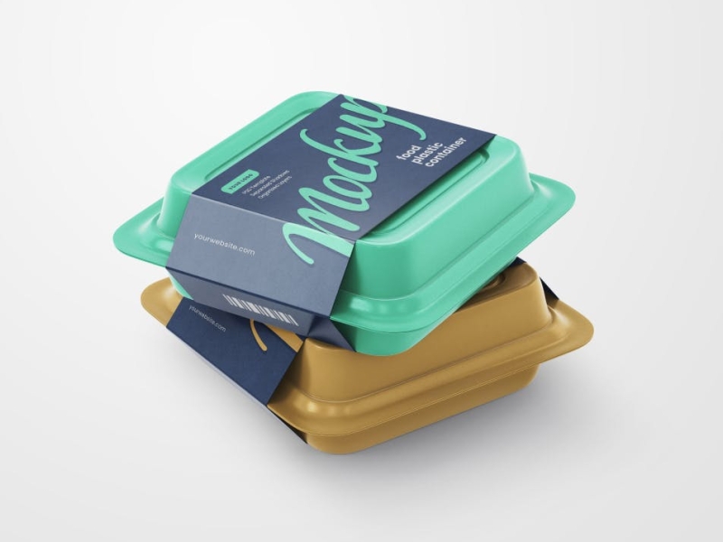 Food Container Mockup