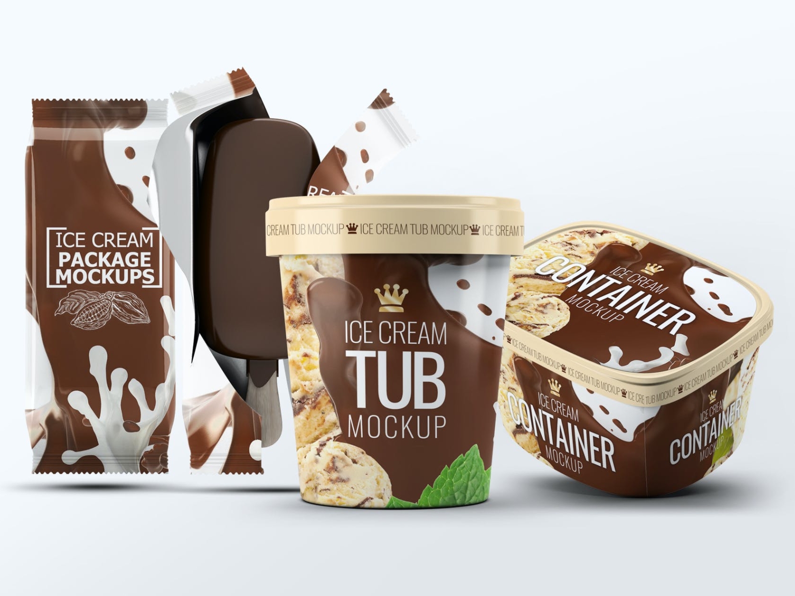 Ice Cream Packaging Mockup