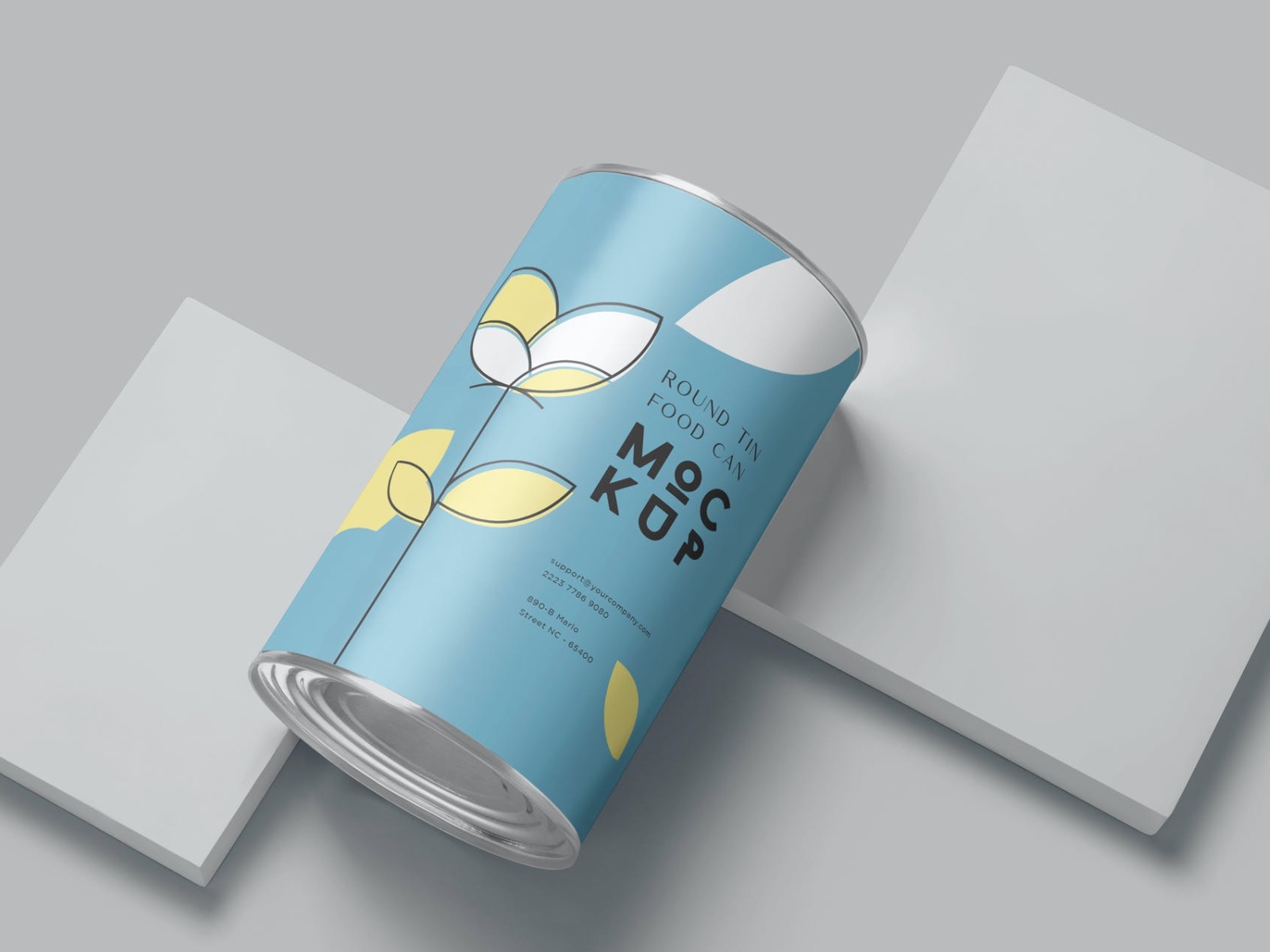 Tin Can Mockup 3d branding can design graphic design illustration logo mockup packaging packaging design tin tin can typography ui ux vector