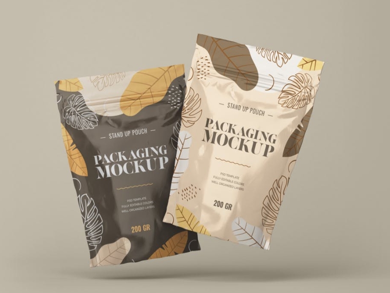 Ziplock Packaging Mockup