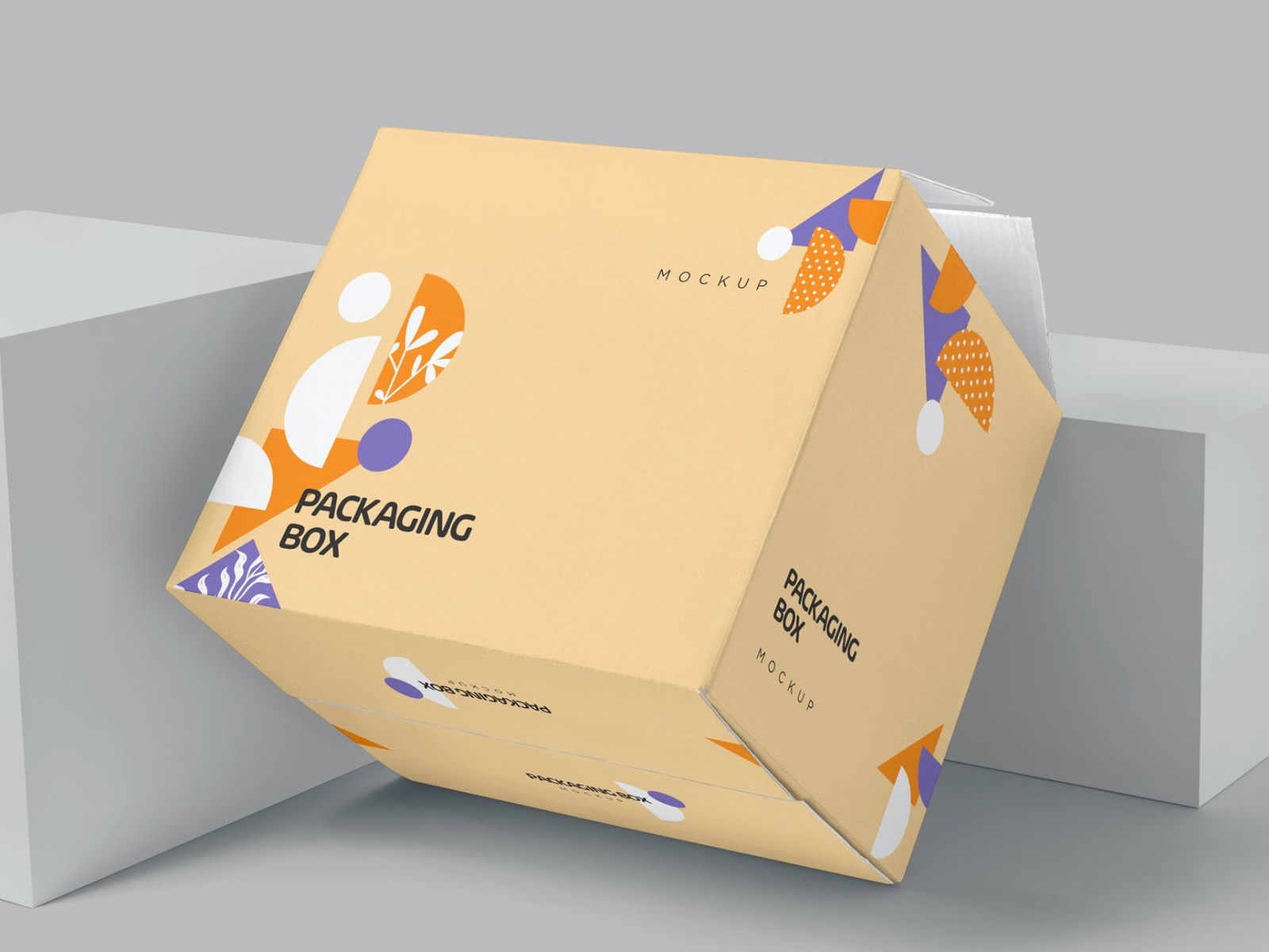 Packaging Box Mock-up 3d box box mockup branding design graphic design illustration logo mockup packaging packaging design typography ui ux vector