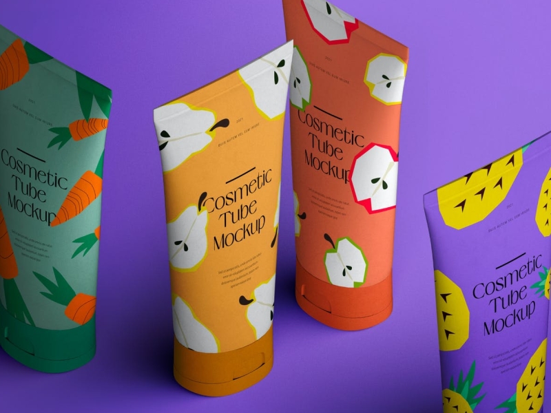 Cosmetic Packaging Mock-up