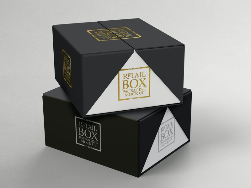 Retail Box Mock-up 3d box branding design graphic design illustration logo mockup packaging packaging design retail box typography ui ux vector