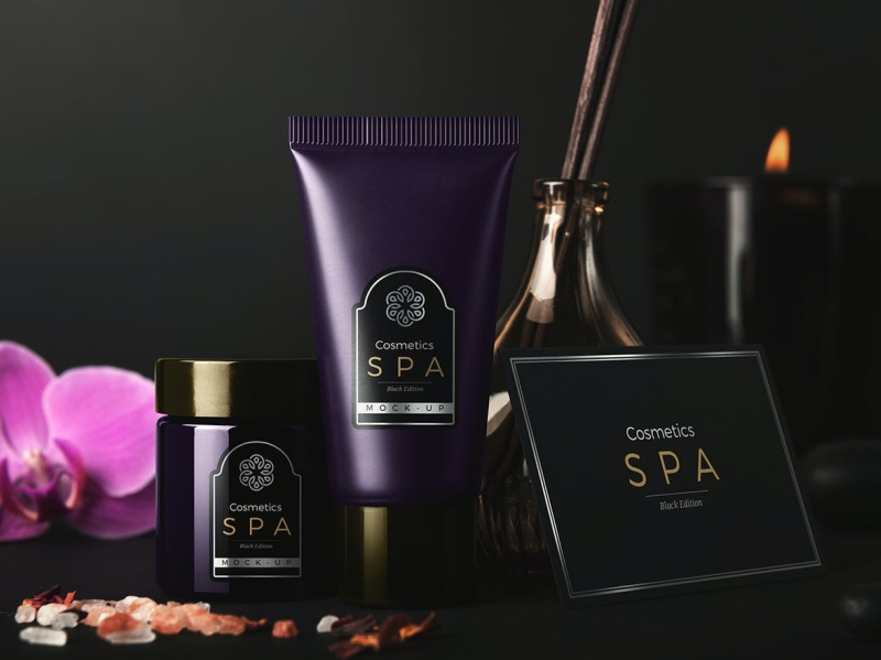 Cosmetic SPA Mock-up 3d branding cosmetic cosmetics design graphic design illustration logo mockup package packaging packaging design product spa typography ui ux vector