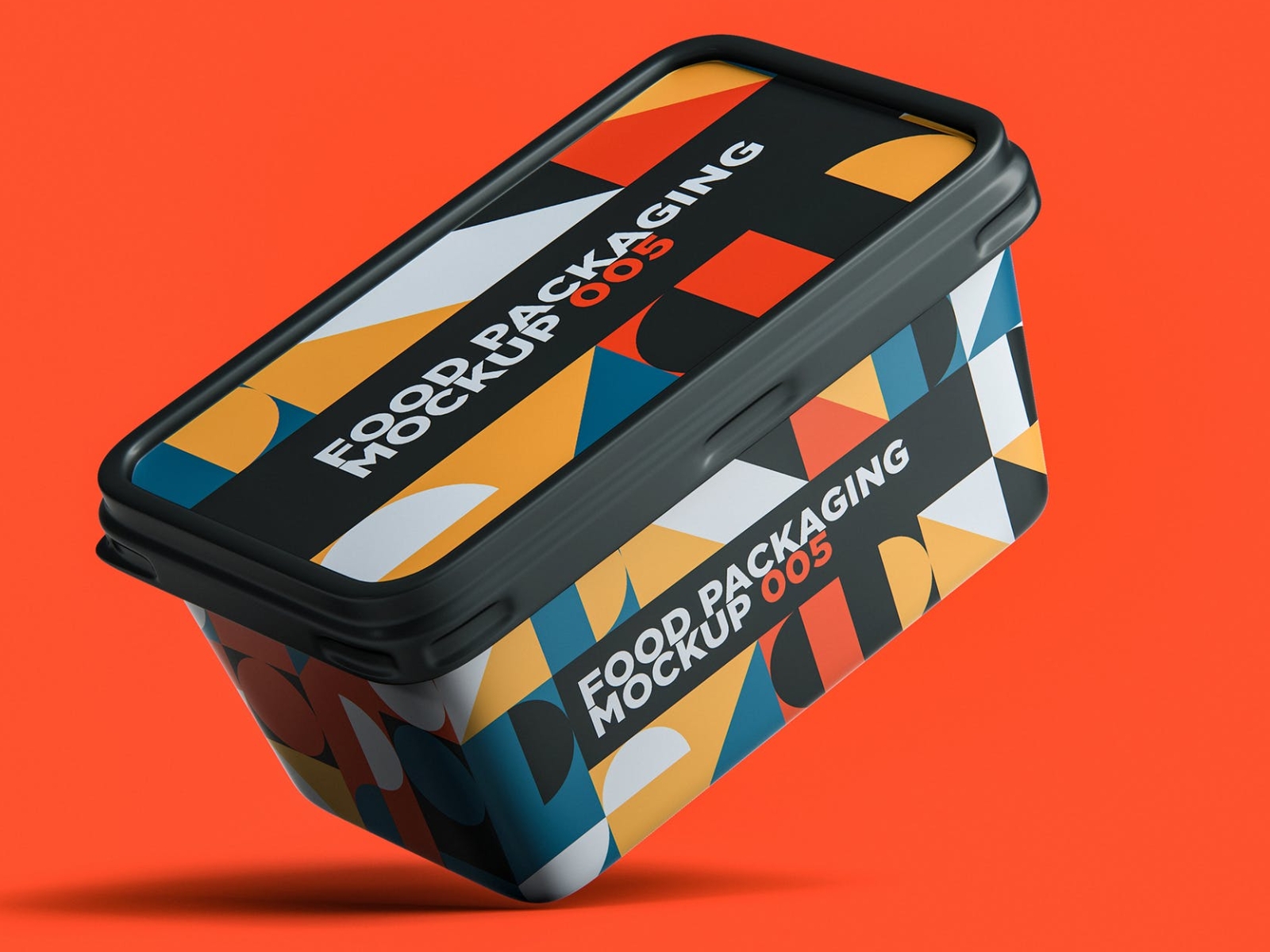 Food Box Packaging Mockup