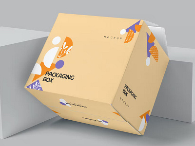 Packaging Box Mock-up 3d box branding design graphic design illustration logo mockup package packaging packaging design product ux