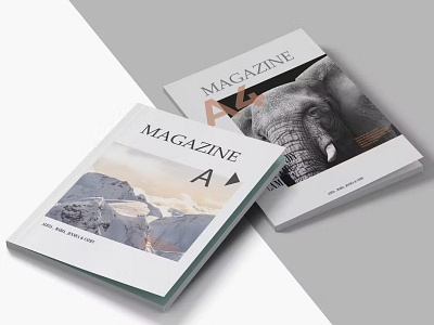 Magazine Mock-up 3d branding brochure design editorial graphic design illustration logo magazine mockup print ux