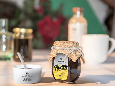 Honey Box Packaging Mockup