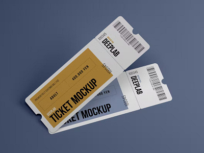 Event Ticket Mockup 3d branding design event graphic design illustration logo mockup movie ticket ux