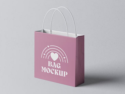 Paper Shopping Bag Mockup