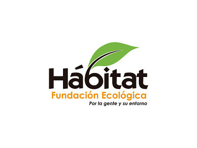 Logo Habitat blacklogo brand branding ecological font lettering logo sheet