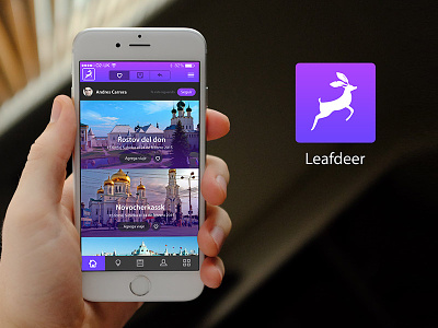 Leafdeer Concept App app concept icon ios travel travel app ui ux