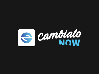 Cambialo now logo brand branding color design graphic design logo
