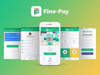 Fine Pay Ui & Ux design app art finepay green pay pay app ui ux