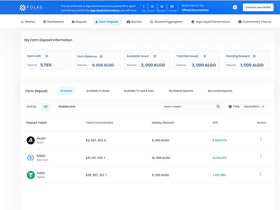 DeFi Protocol defi design uiux uiux design web3 web3 design webapp