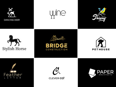 i will do business logo design   minimal luxury brand in 24hr
