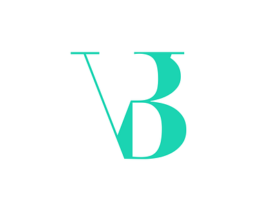 VB monogram branding identity initials letters logo monogram