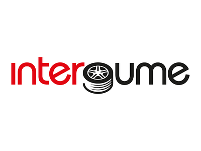 Intergume logo bauhaus black car logo logotype red tyre wheel