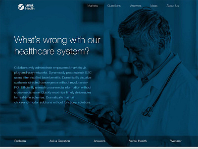 Landing Page healthcare landing page marketing