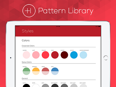 Healthicity Pattern Library pattern library product design style guide