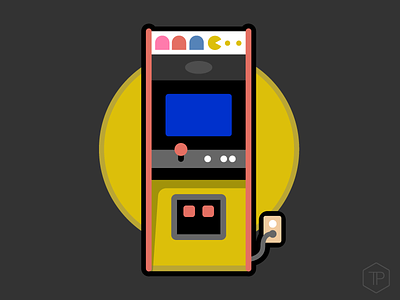 Pacman Illustration arcade illistration pac man