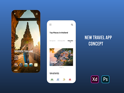 New Travel app Concept app app design branding design design app travel travel agency travel app travelling ui ui ux uidesign ux