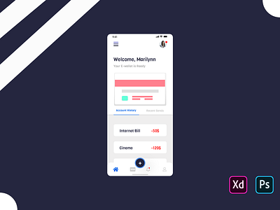 E-wallet app Redesign