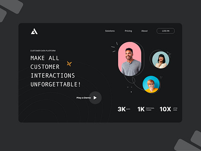 Daily UI : 003 Landing page 003 daily challenge daily ui daily ui 003 landing page ui uiux ux web deisgn