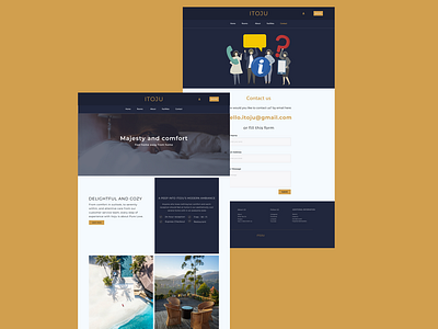 Hotel website design hootel minimal ui ux web web design