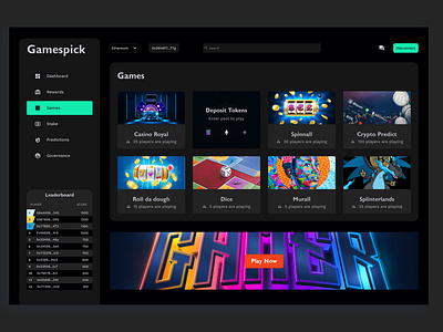 Gamespick: A No-Loss-Lottery dApp