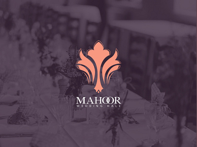 Mahoor Wedding Hall Visual Identity Design brand brand identity branding graphic design logo logo brand logo design visual design wedding wedding hall