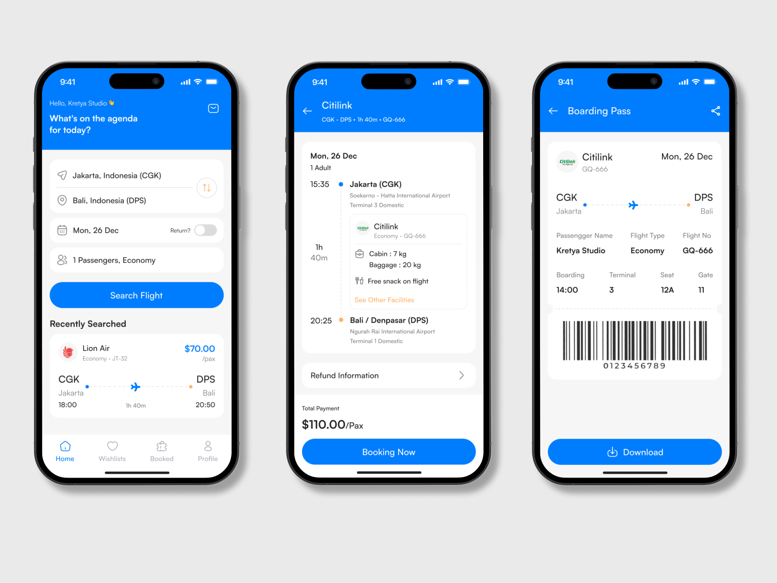 GoTicket - Tiket Mobile App by Muhammad Fadli on Dribbble