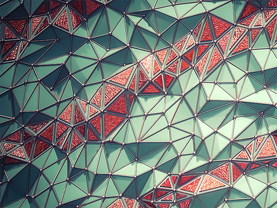 C4d Fractured Background