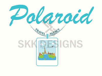 Polaroid Travel Agency agency brand brand identity branding custom design design graphic design graphic designer illustration illustrator logo designer logo maker logo type logos modern logo travel travelling vector