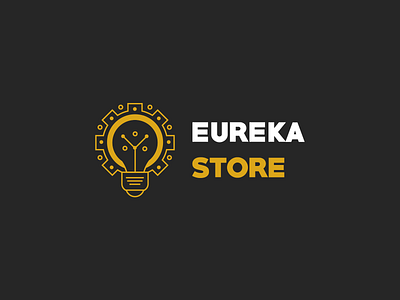 Eureka Store branding illustrator logo minimal vector