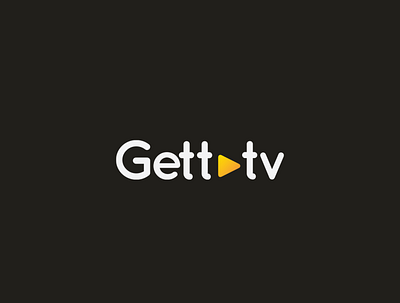 Gett TV - Branding & Identity branding design flat graphic design illustrator logo min minimal vector