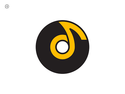 streaming music brand branding dailylogochallenge disk geometric icon identity logo logo design mark minimalist monogram music music logo music player streaming music symbol vector