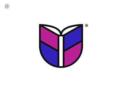 book logo app book book logo brand branding color book dailylogochallenge geometric icon identity logo logo design mark monogram monoline symbol vector