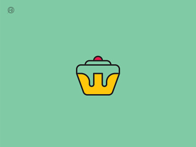 Royal cupcake logo